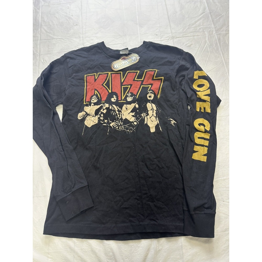 NWT Vintage 2004 KISS Love Gun Longsleeve t-shirt Official size M Made in USA